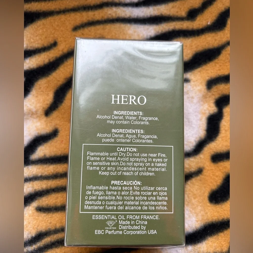 ☀️NWT- HERO for Men Green Eau de Toilette-110 ml (3.8 fl oz) - Picture 3 of 3